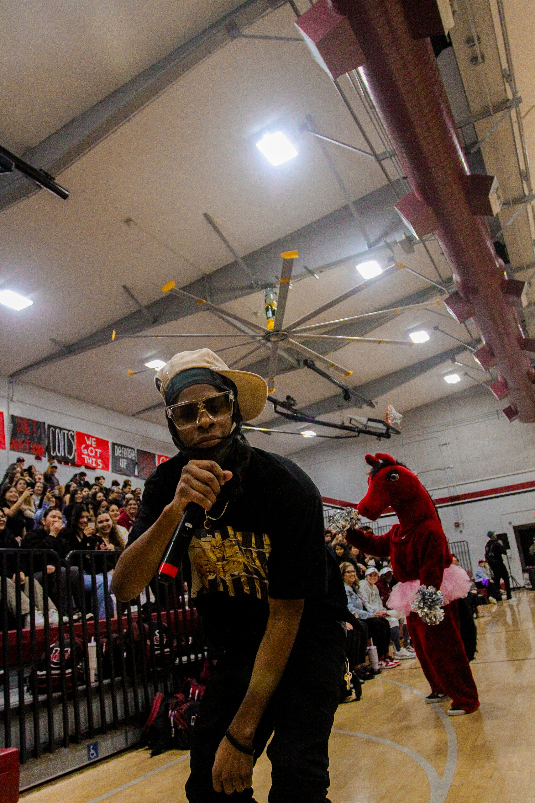 Photo of Covina High School's POWER 106 Match, taken by Rommel Gonzales Jr., Covina High School Associated Student Body (2023-2024)