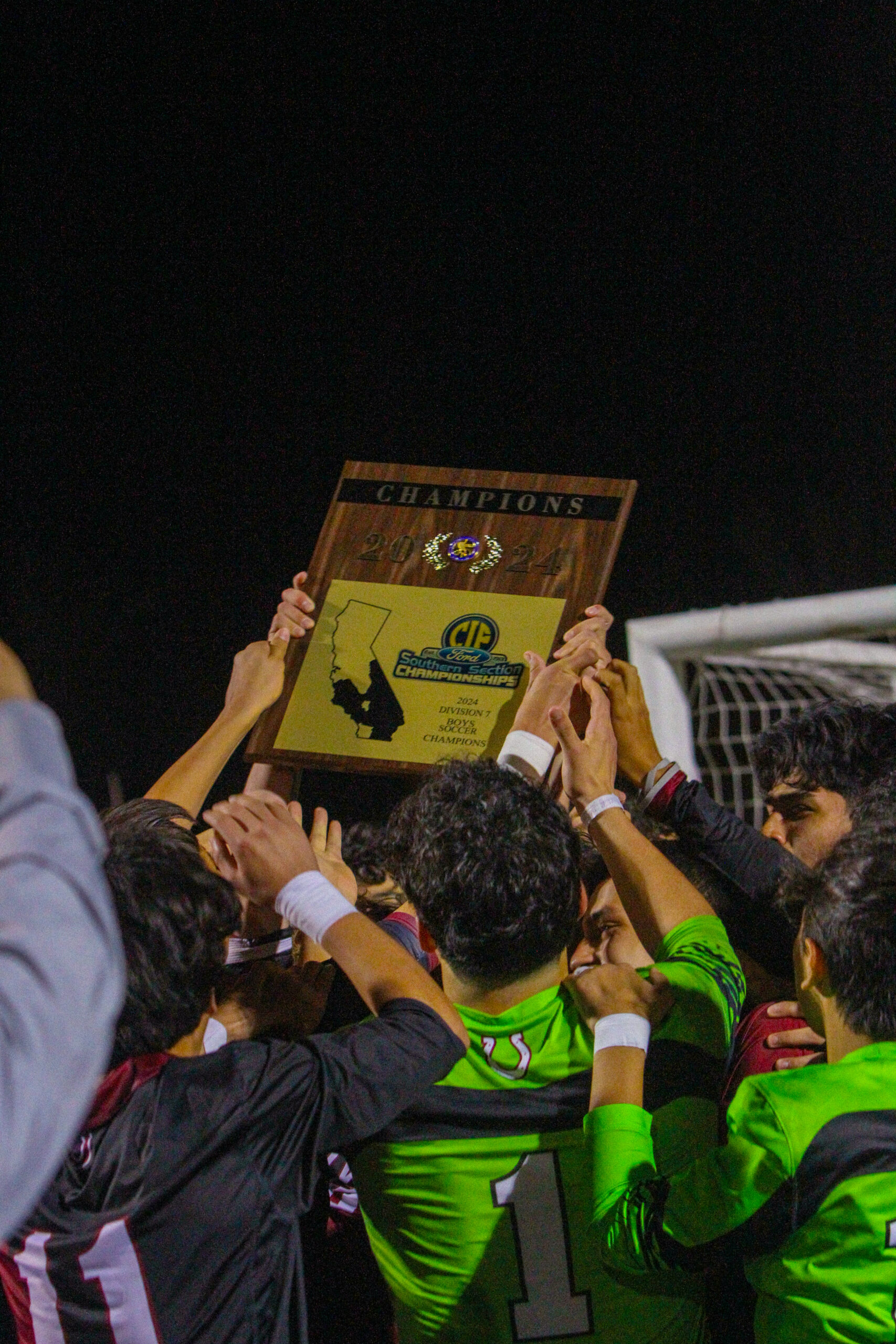 Photo of Covina High School's 2024 CIF Soccer Championship, taken by Rommel Gonzales Jr.