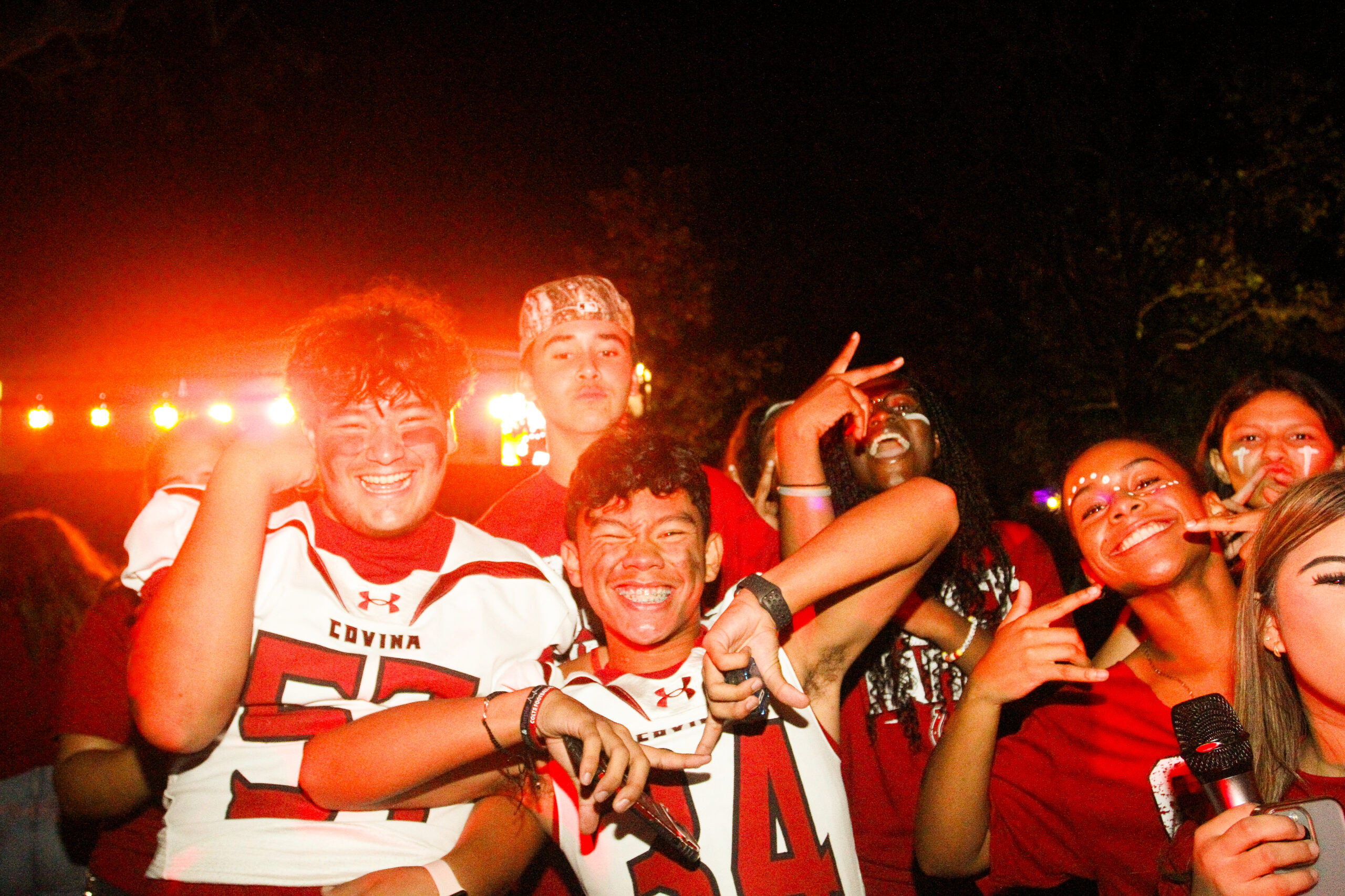 Photo of Covina High School's 2024 STAMPEDE night rally, NOT LIKE US, taken by Rommel Gonzales Jr.
