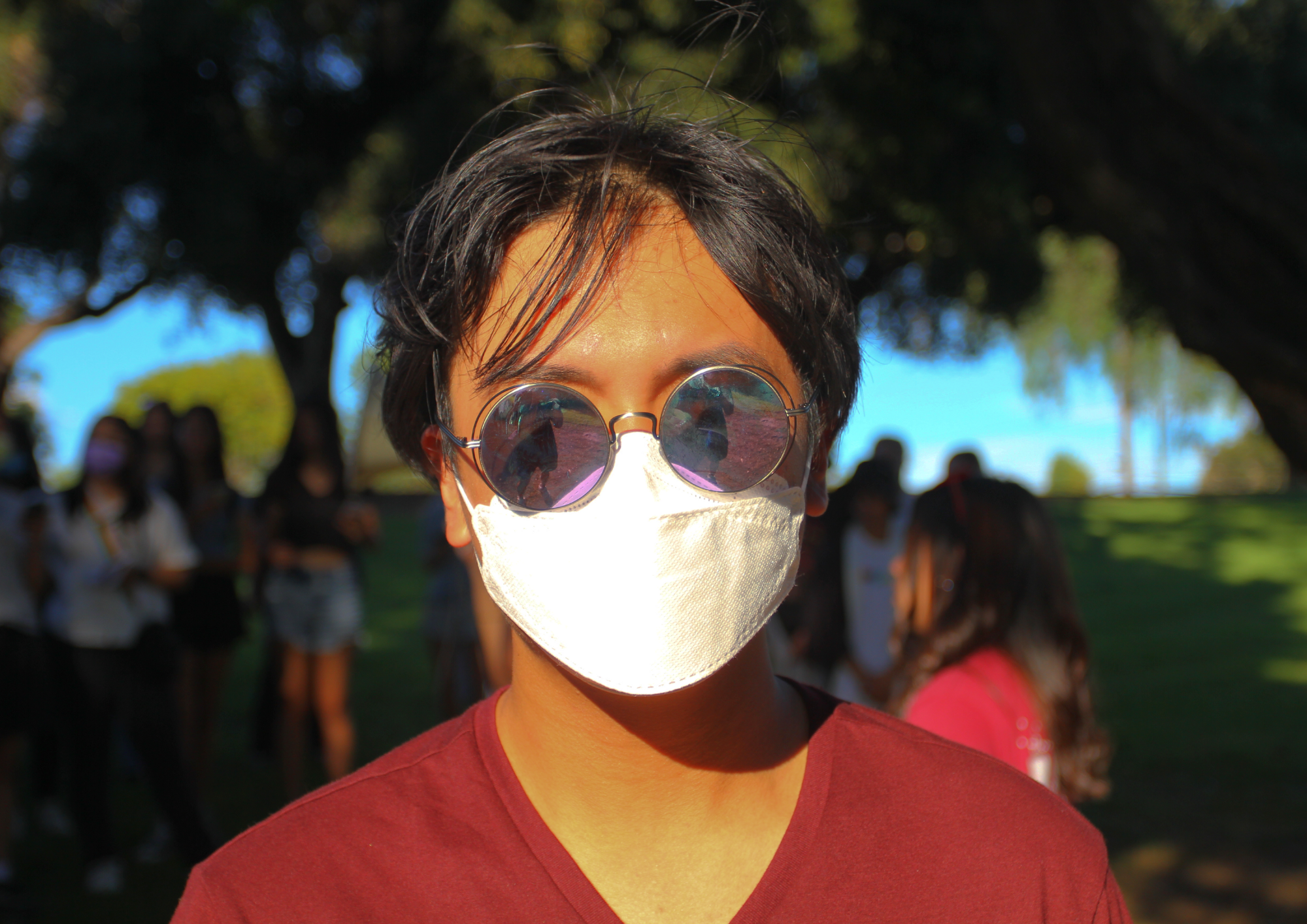 Photo of Rommel Gonzales Jr. serving with Division 35 East Key Club in 2022.