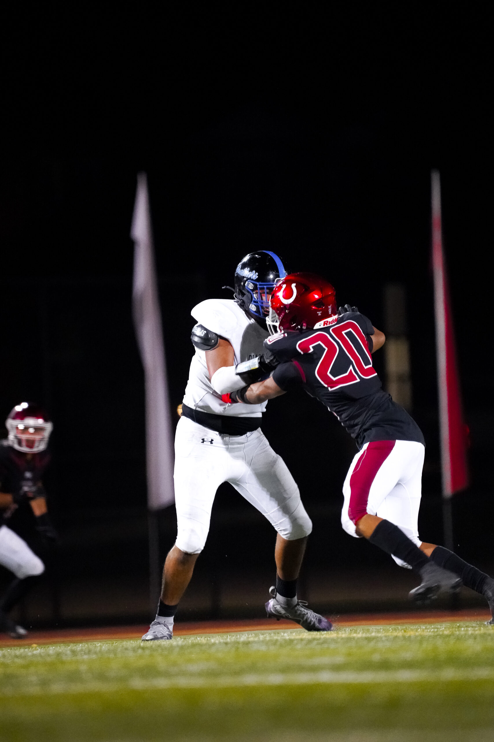 Covina High School Varsity Football match against Diamond Bar High School — taking place on September 5, 2024 — photographed by Rommel Gonzales Jr.