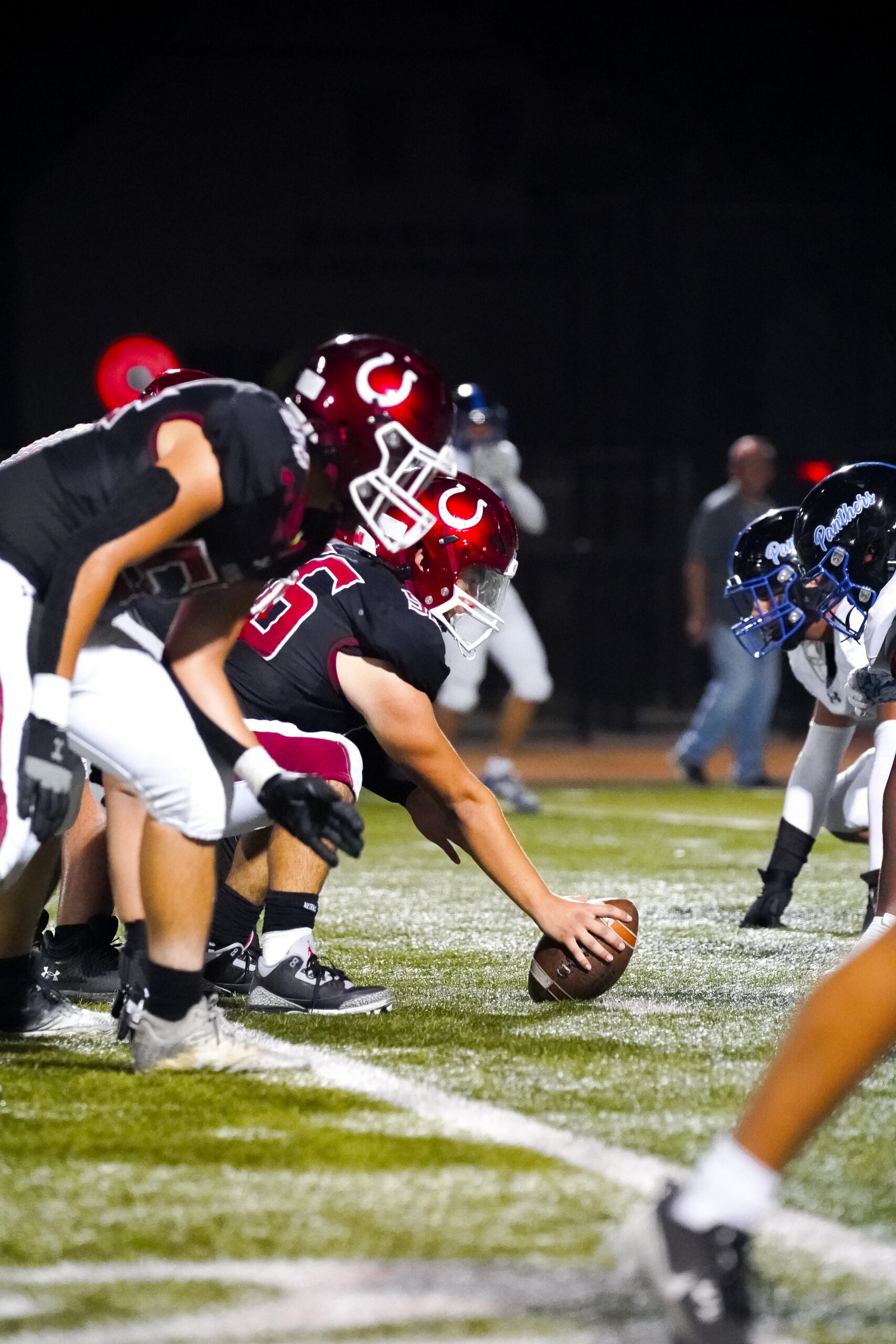 Covina High School Varsity Football match against Diamond Bar High School — taking place on September 5, 2024 — photographed by Rommel Gonzales Jr.